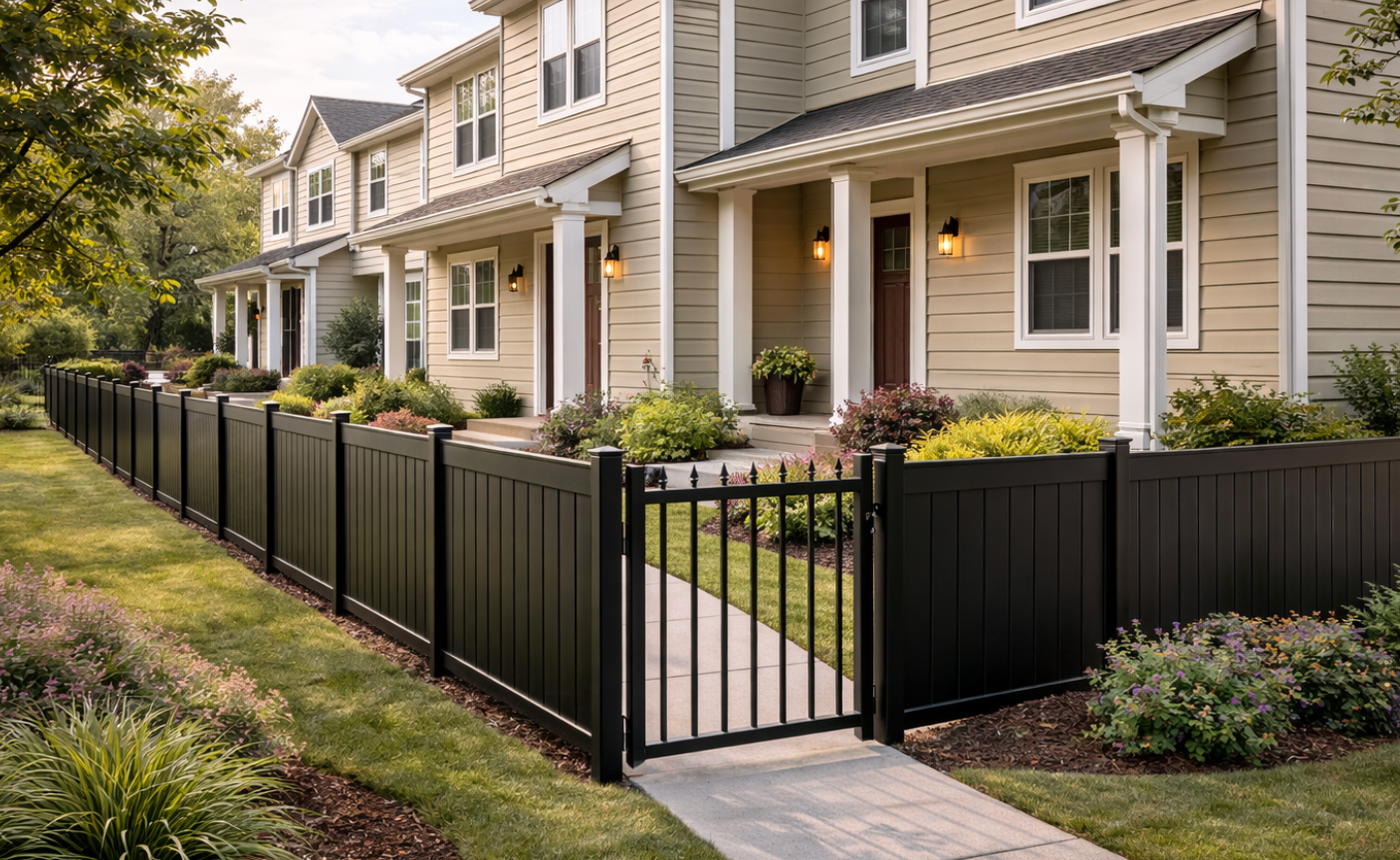 steel panel iron fencing