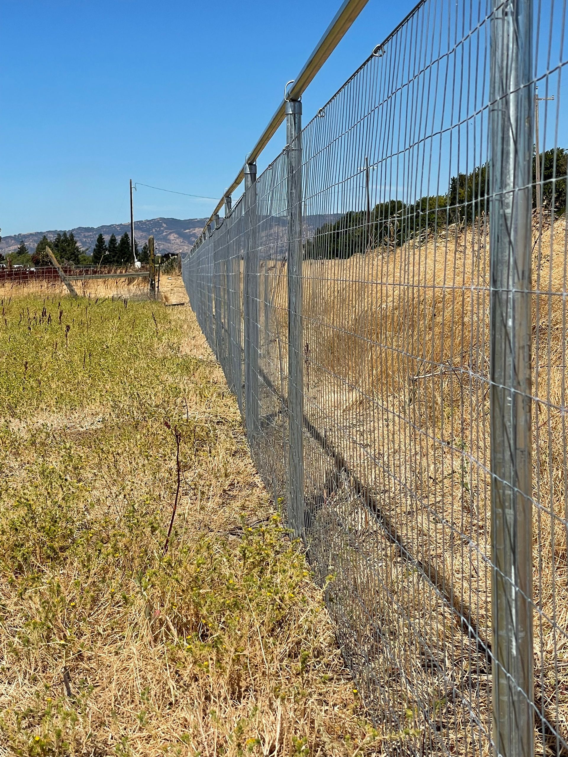 ranch fencing with metal posts project