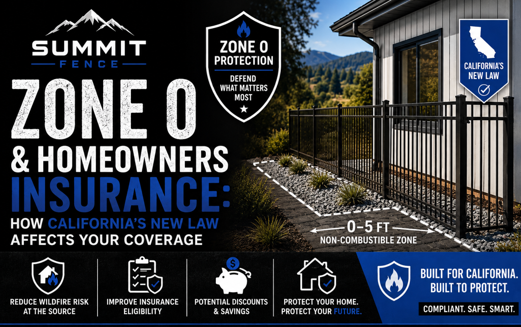 zone 0 insurance california, wildfire insurance california, zone 0 compliance sacramento