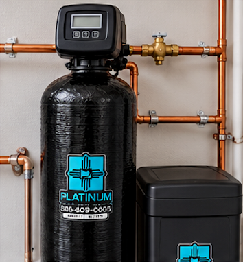 Platinum plumbing employee is using the sewer jetter for residential service