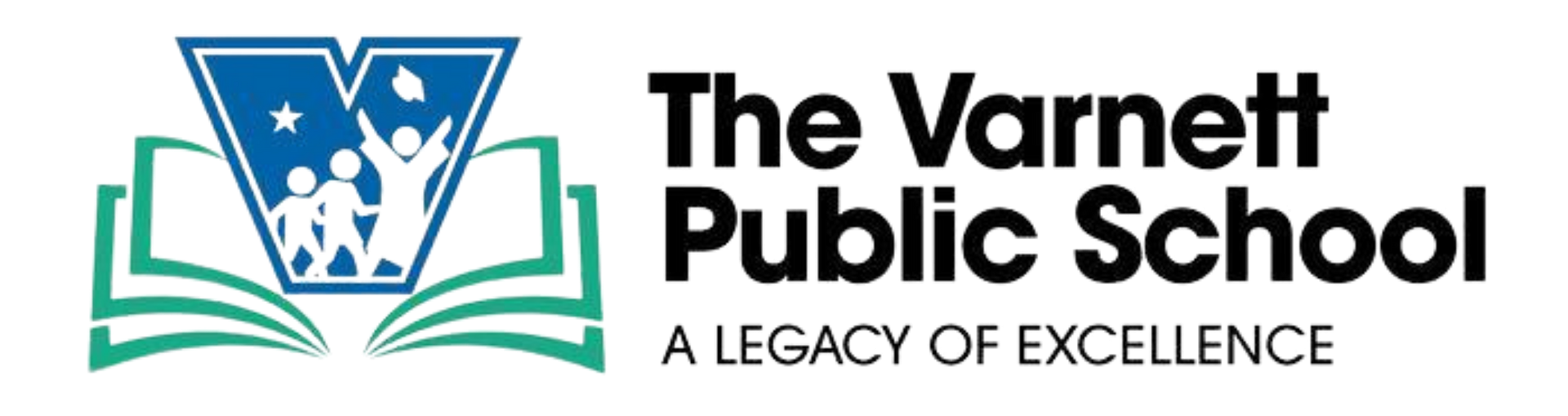 The varnett public school logo is a legacy of excellence