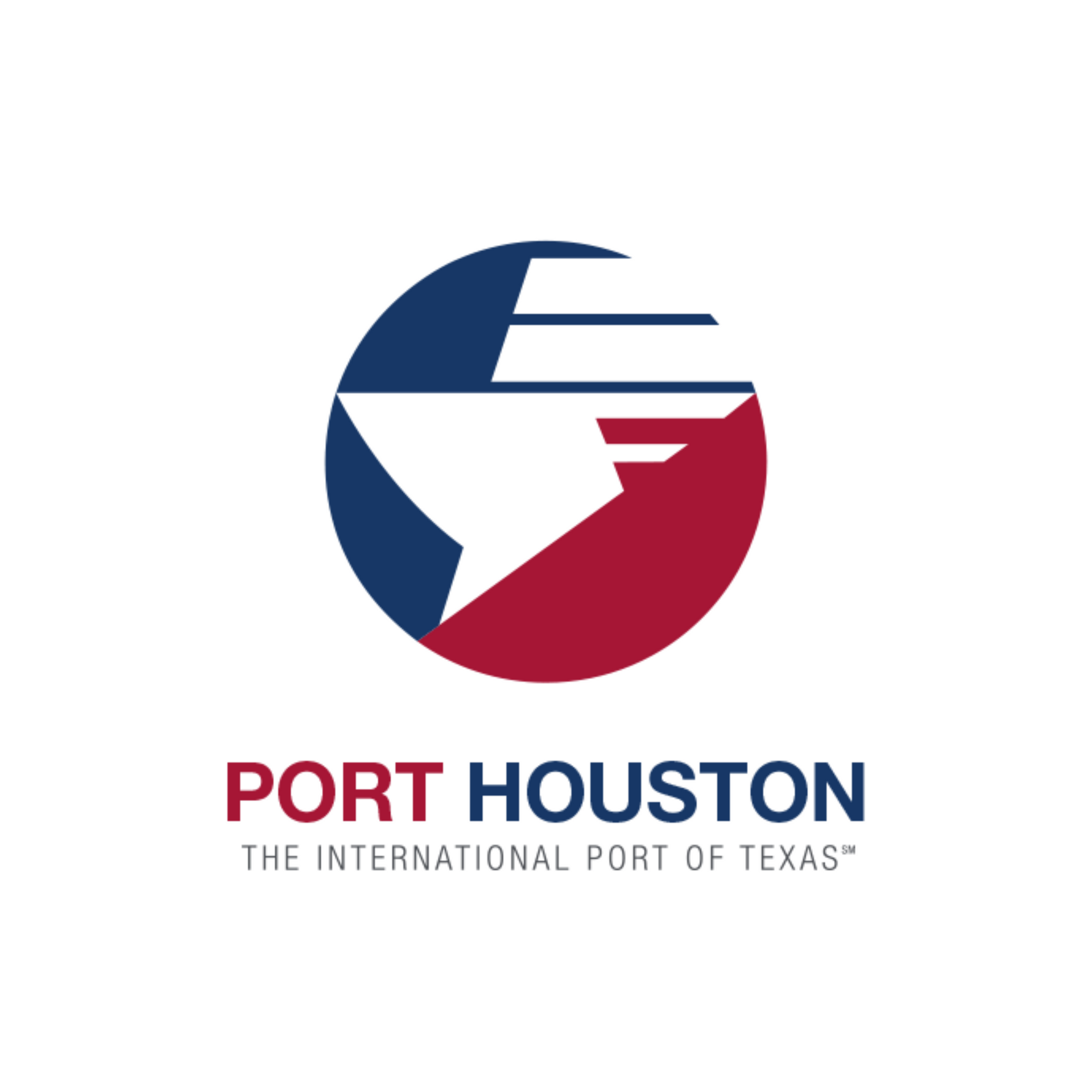 A logo for port houston the international port of texas