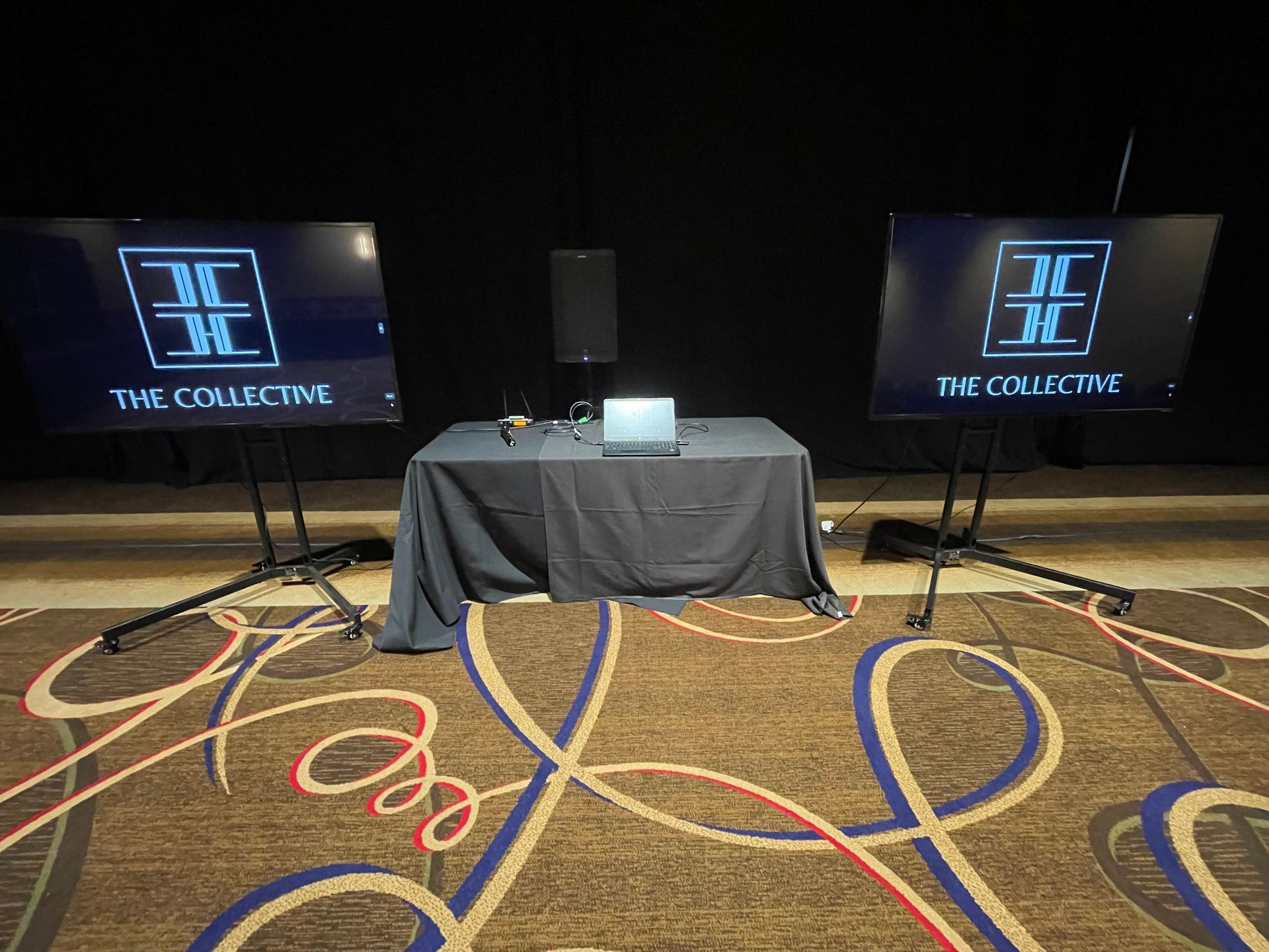 Two monitors with 