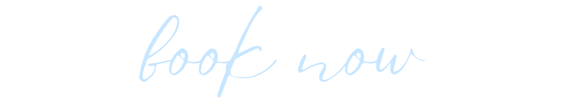 A blue sign that says `` book now '' on a white background.