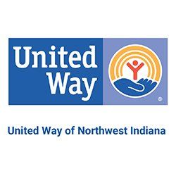 The logo for the united way of northwest indiana
