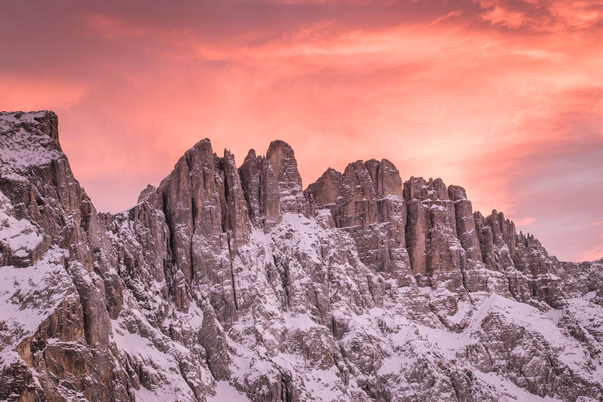 Le Dolomiti d'inverno