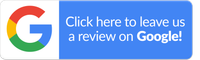 Google review button with the Google logo and text saying “Click here to leave us a review on Google!”