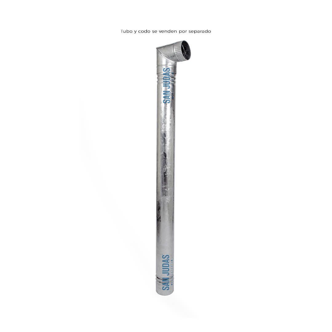 Tubo para Chimenea de Lámina Galvanizada de 8 pies de altura