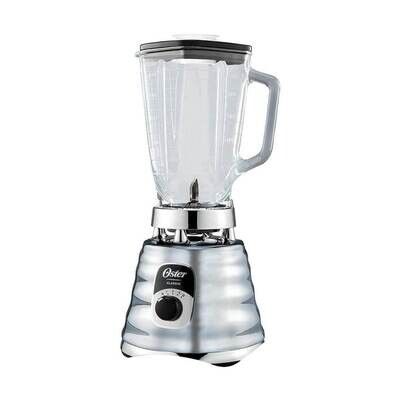 Licuadora clásica Oster® cromada con perilla ergonómica de 3 velocidades BLST4655