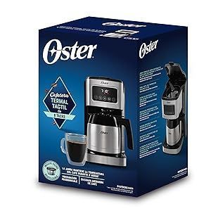 Cafetera programable de 8 tazas con pantalla táctil Oster® BVSTDC4404