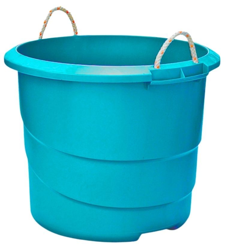 Bote o Baño Plástico con Agarrador de Lazo
