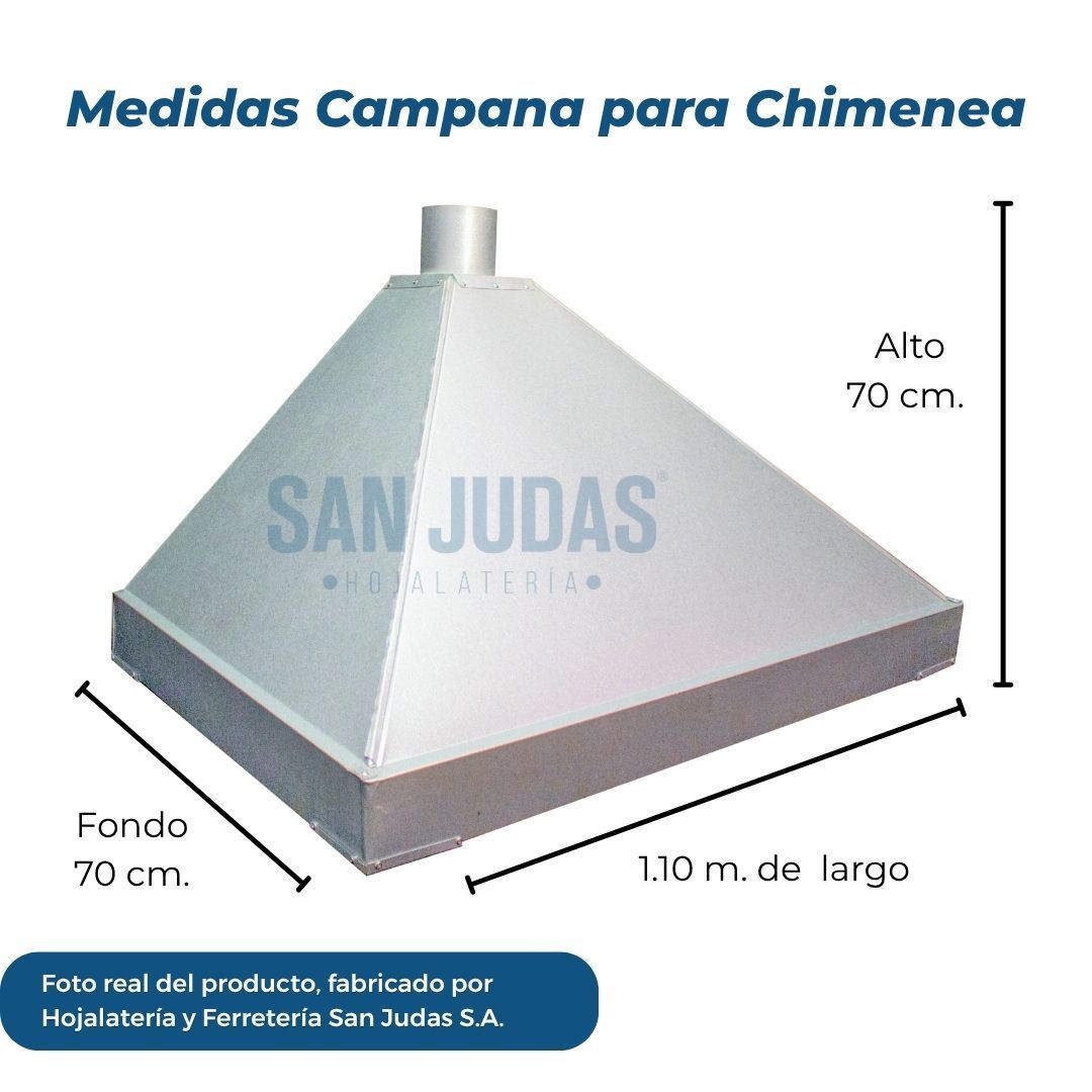 Campana para Chimenea de Aluzinc