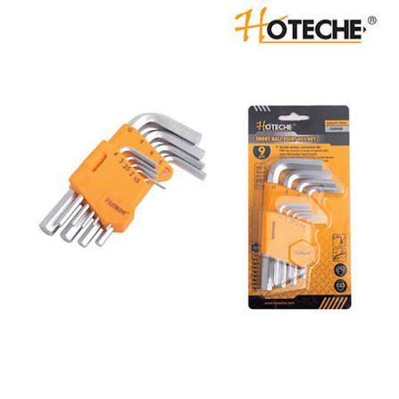 Set de Llaves Allen Hexagonales de 9 piezas | Hoteche
