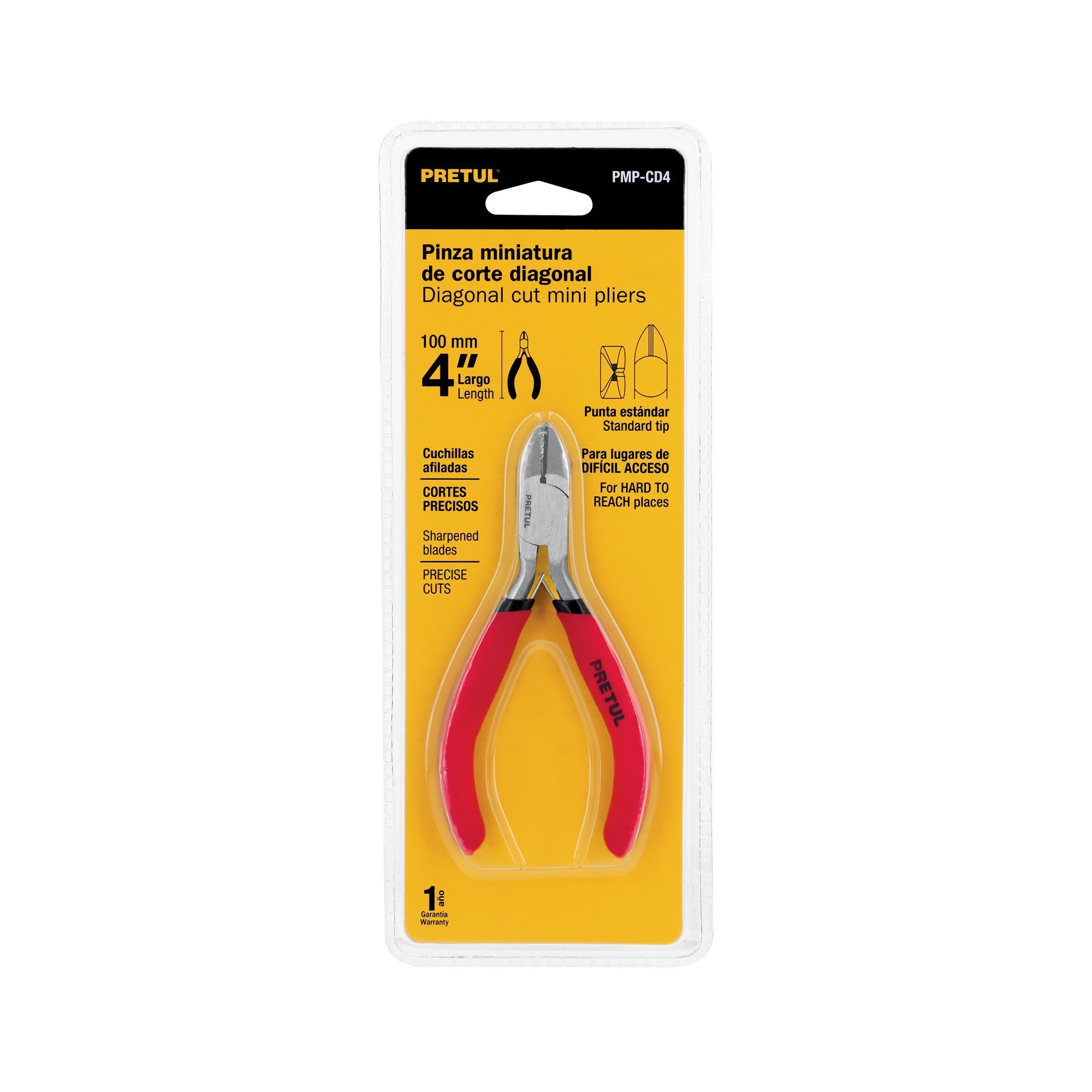 Pinza Miniatura de Corte Diagonal 4