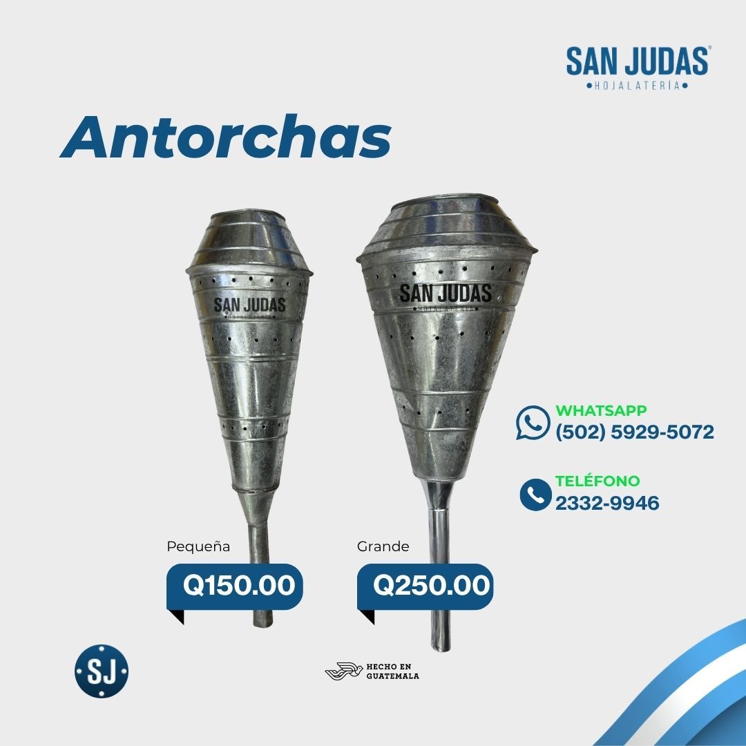 Antorcha en Guatemala fabricadas en Lámina