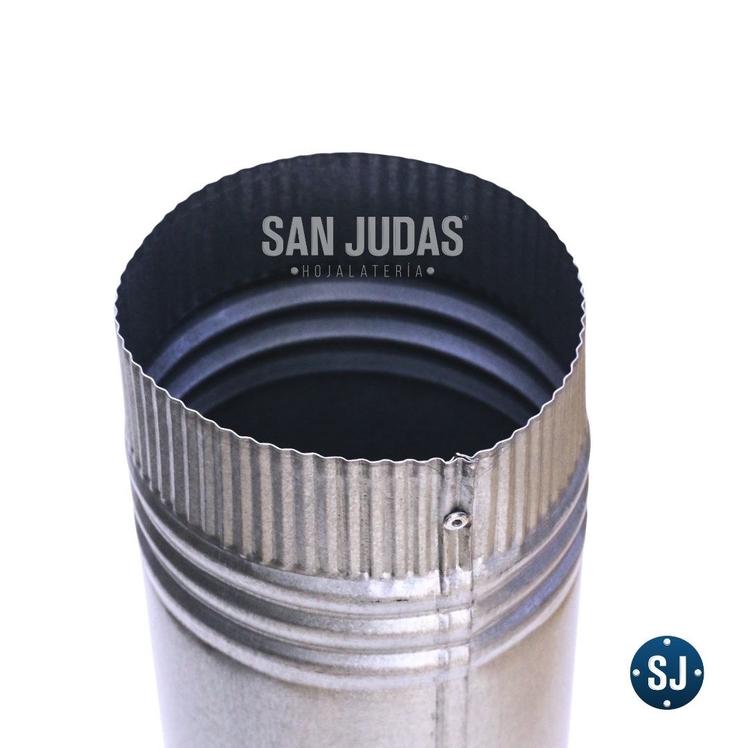 Tubo para Chimenea en Lámina Aluzinc de 4 pulgadas