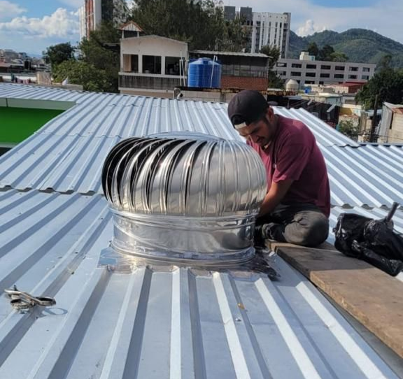 Extractores, Ductos, Ventilación