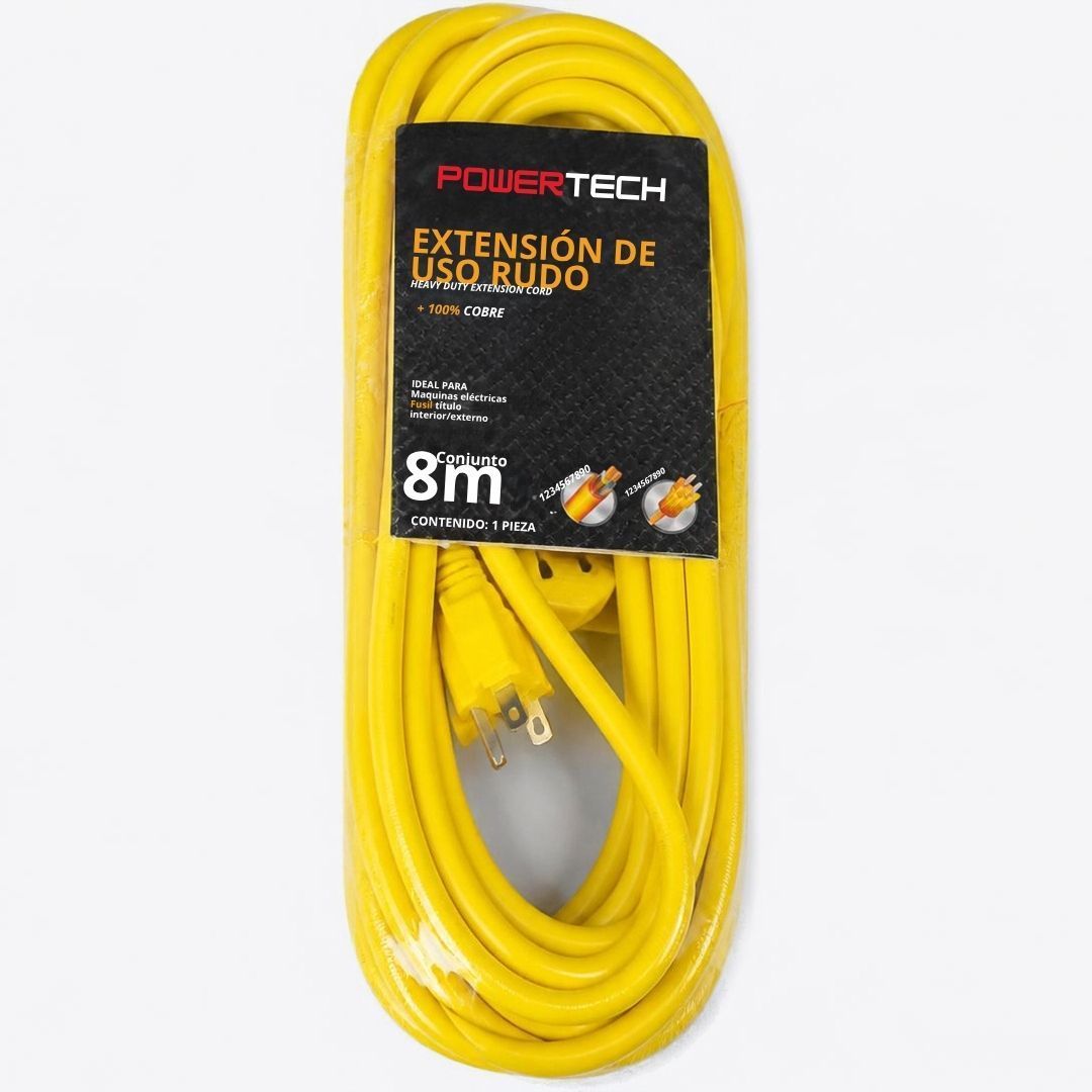 Extensión de Uso Rudo para equipos y aparatos eléctricos- PowerTech