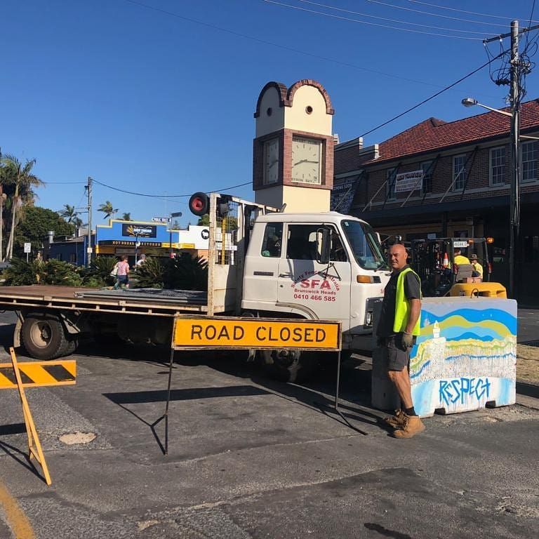 Fenced in Area With a Sign That Says No Parking — Safety Fence Australia in Lennox Head, NSW