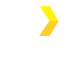 Towbar Express Logo in White