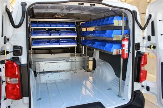 Trade Van with Shelving units
