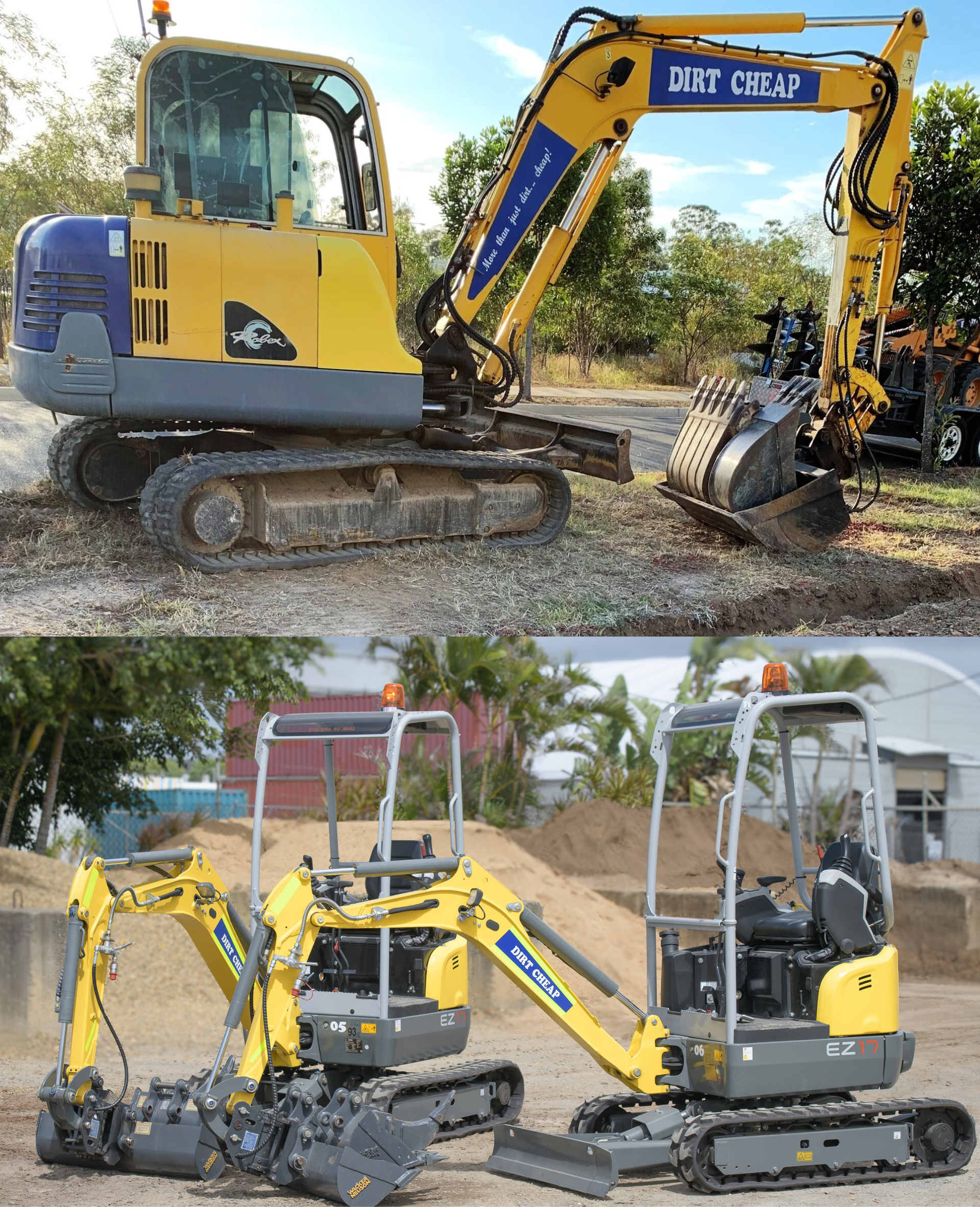 Excavator — Landscaping Supplies in Gladstone, QLD Excavator — Landscaping Supplies in Gladstone, QLD