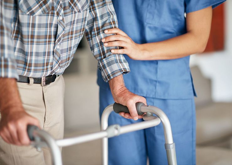 Nurse Assisting a Senior Man — Little Rock, AR — Care IV Home Health Nurse Assisting a Senior Man — Little Rock, AR — Care IV Home Health