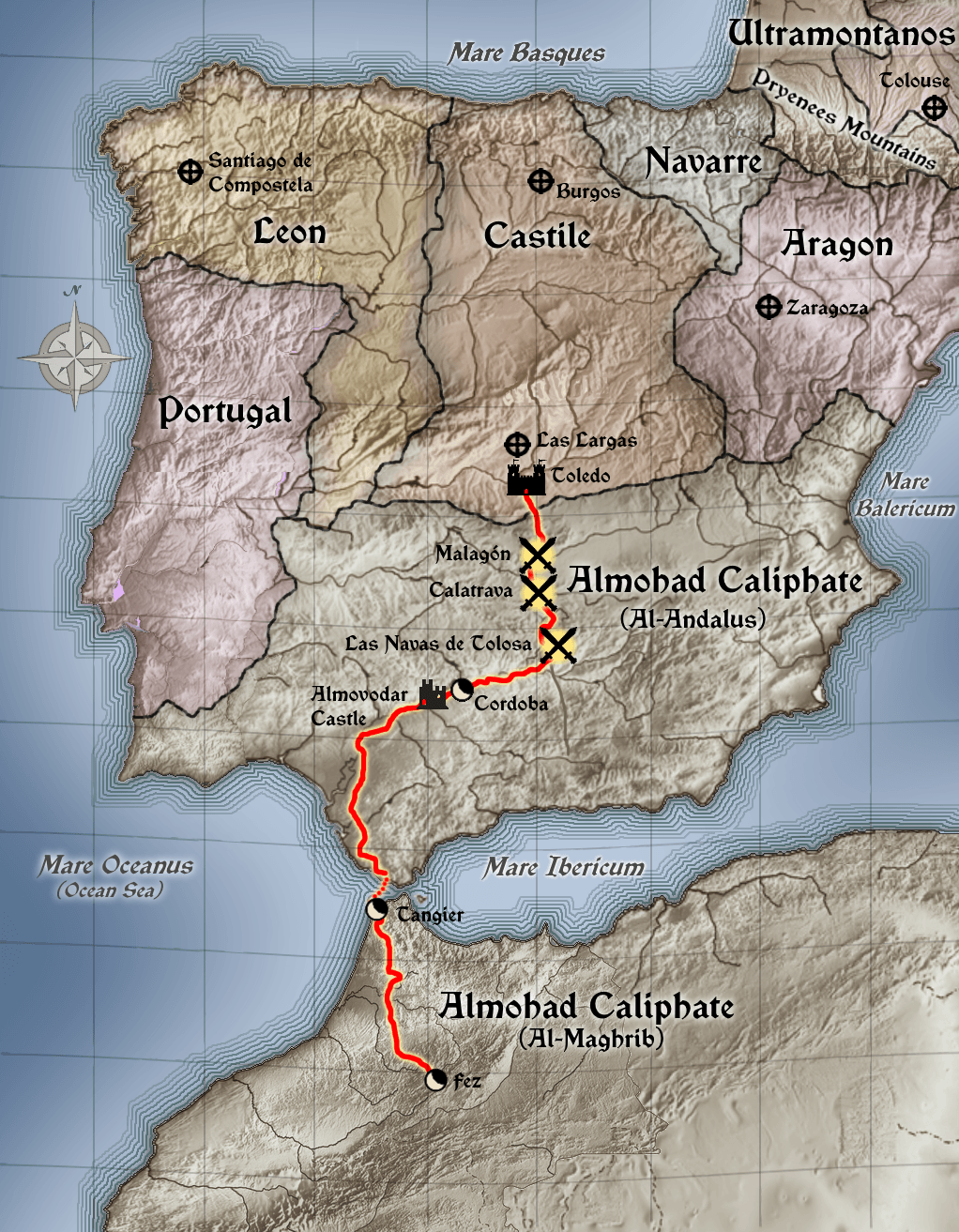 The Healing Stone Map