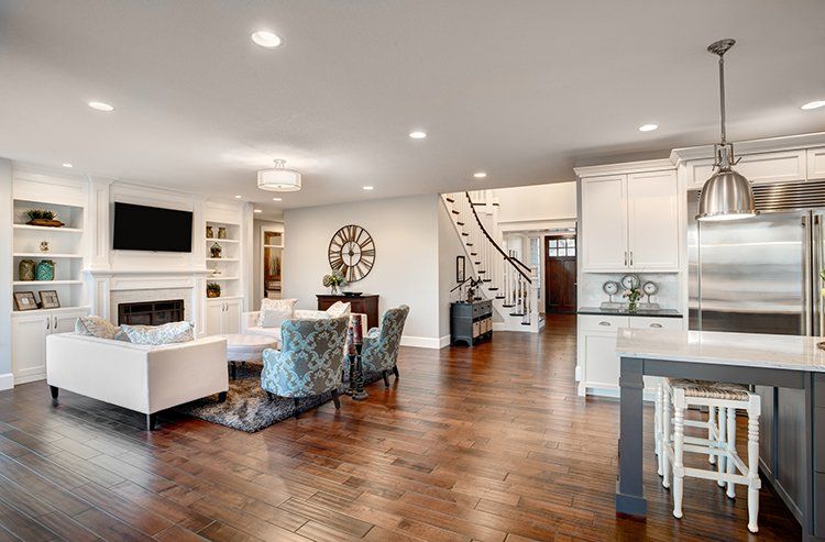 New Furnished Living Room — Waterloo, IA — Town & Country Home Improvement Modern open living room