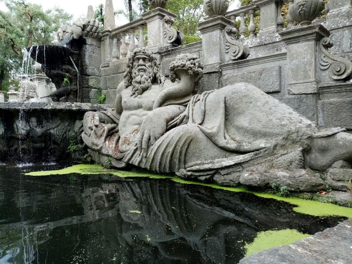 維特博 Viterbo_蘭特別墅_河流之神噴泉