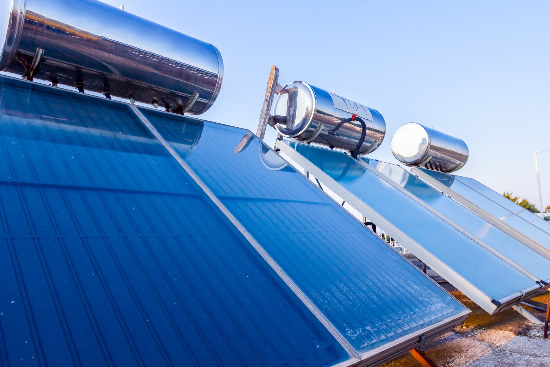 thermische Solaranlage mit Heizkessel