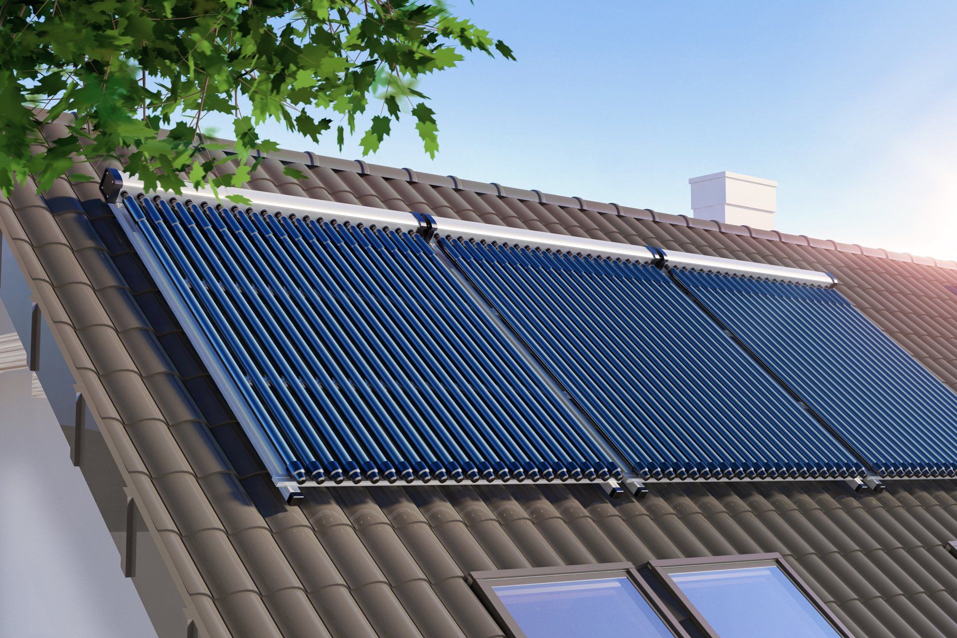 thermische Solaranlage
