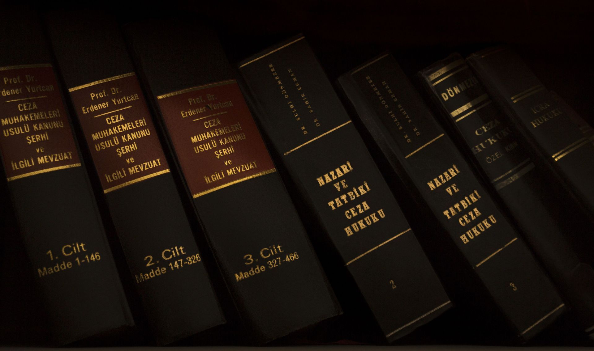Get more answers at our FAQ page. Row of dark leather-bound law books with gold lettering on a shelf