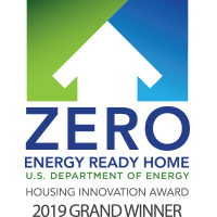 The logo for the energy ready home u.s. department of energy housing innovation award