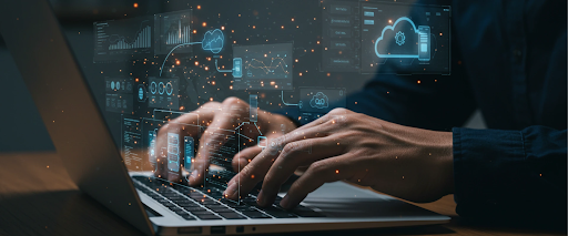 Network monitoring best practices and network performance tips on laptop.
