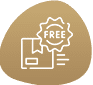 a free icon with a bookmark and a sun on a brown background .