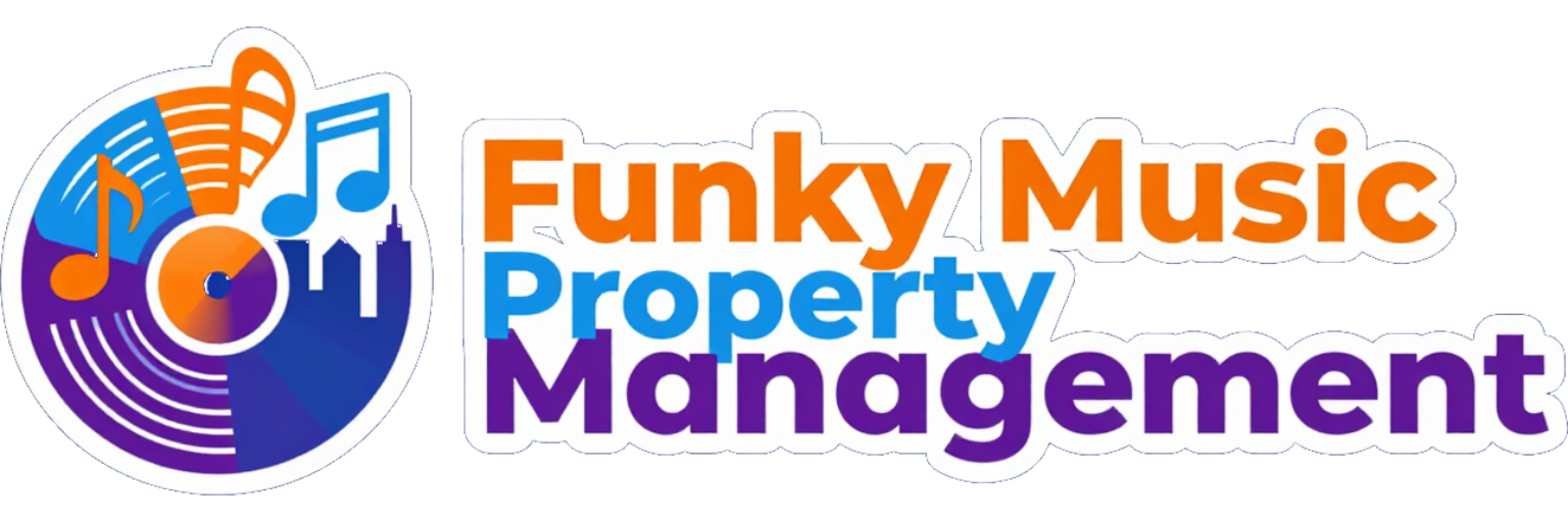 Funky Music Property Management Logo