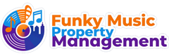Funky Music Property Management Logo
