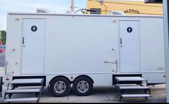 Restroom Trailer — Miami, FL — A.E.S. Portable Sanitation, Inc.