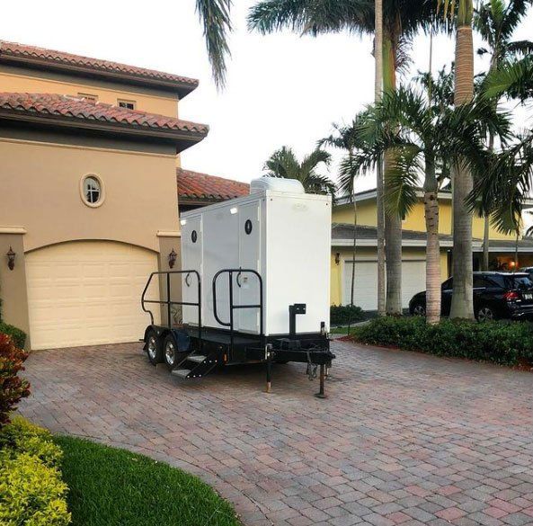 Toilet Trailer — Miami, FL — A.E.S. Portable Sanitation, Inc.