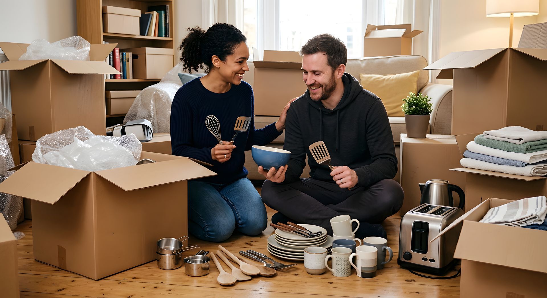 couple moving in with each other