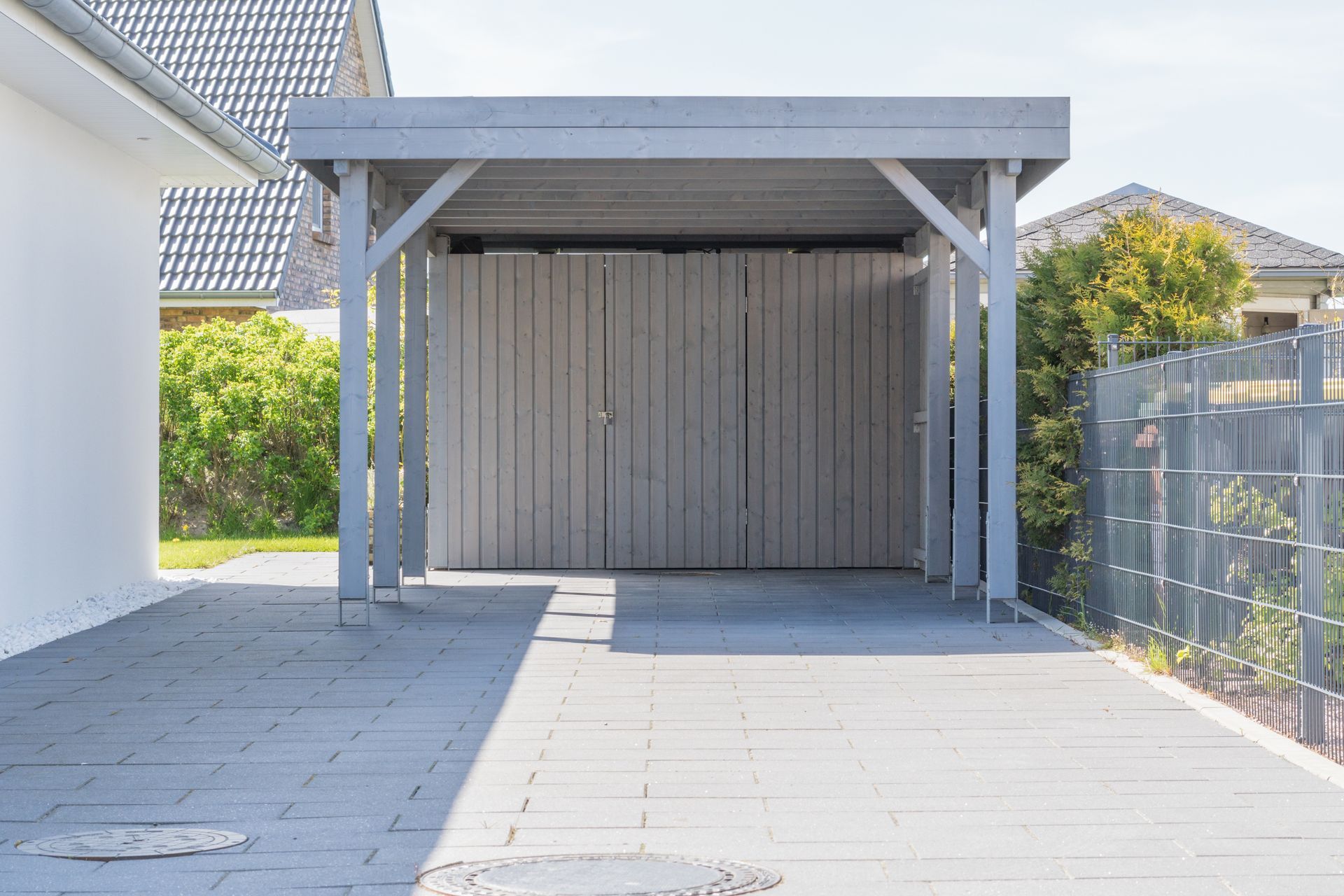 carport to a garage