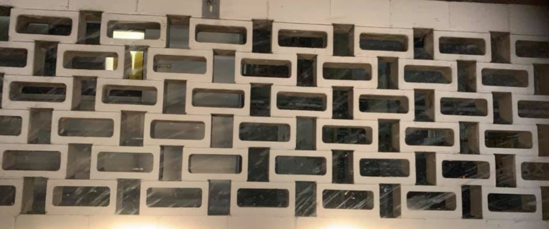 Rectangle Breeze Block Stacked