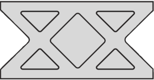 double x breeze block