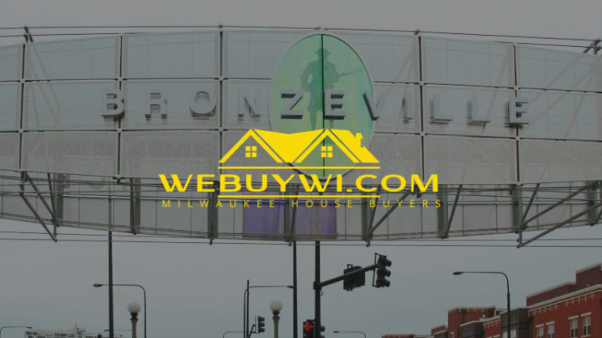 Bronzeville sign with