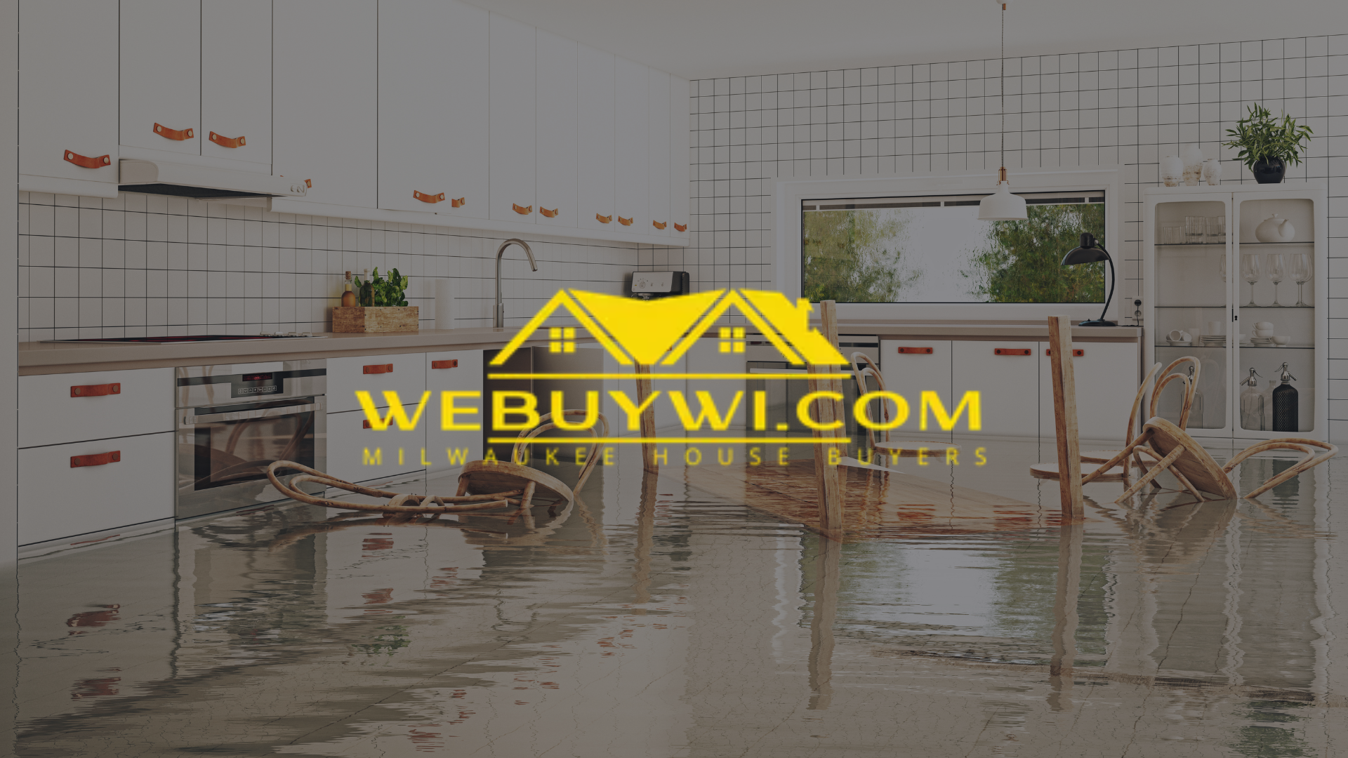 Kitchen flooded, logo 