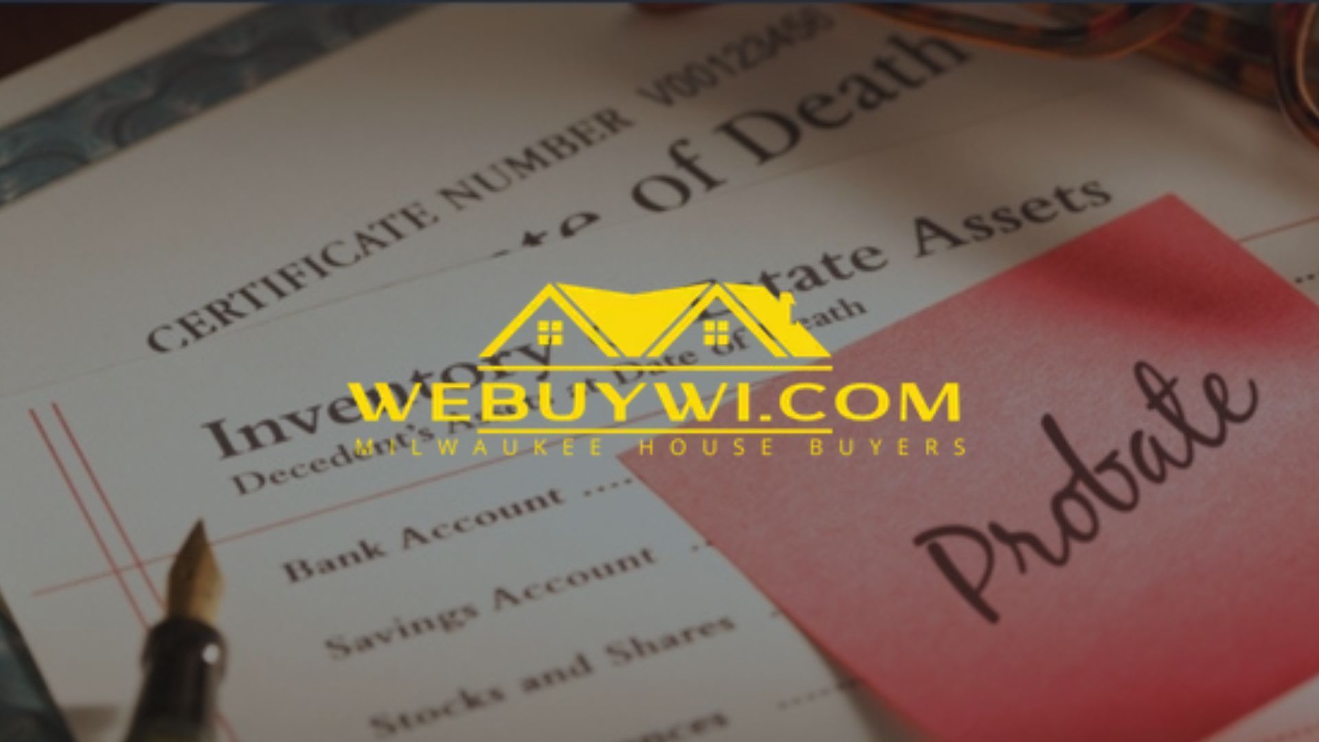 Documents related to probate, with a