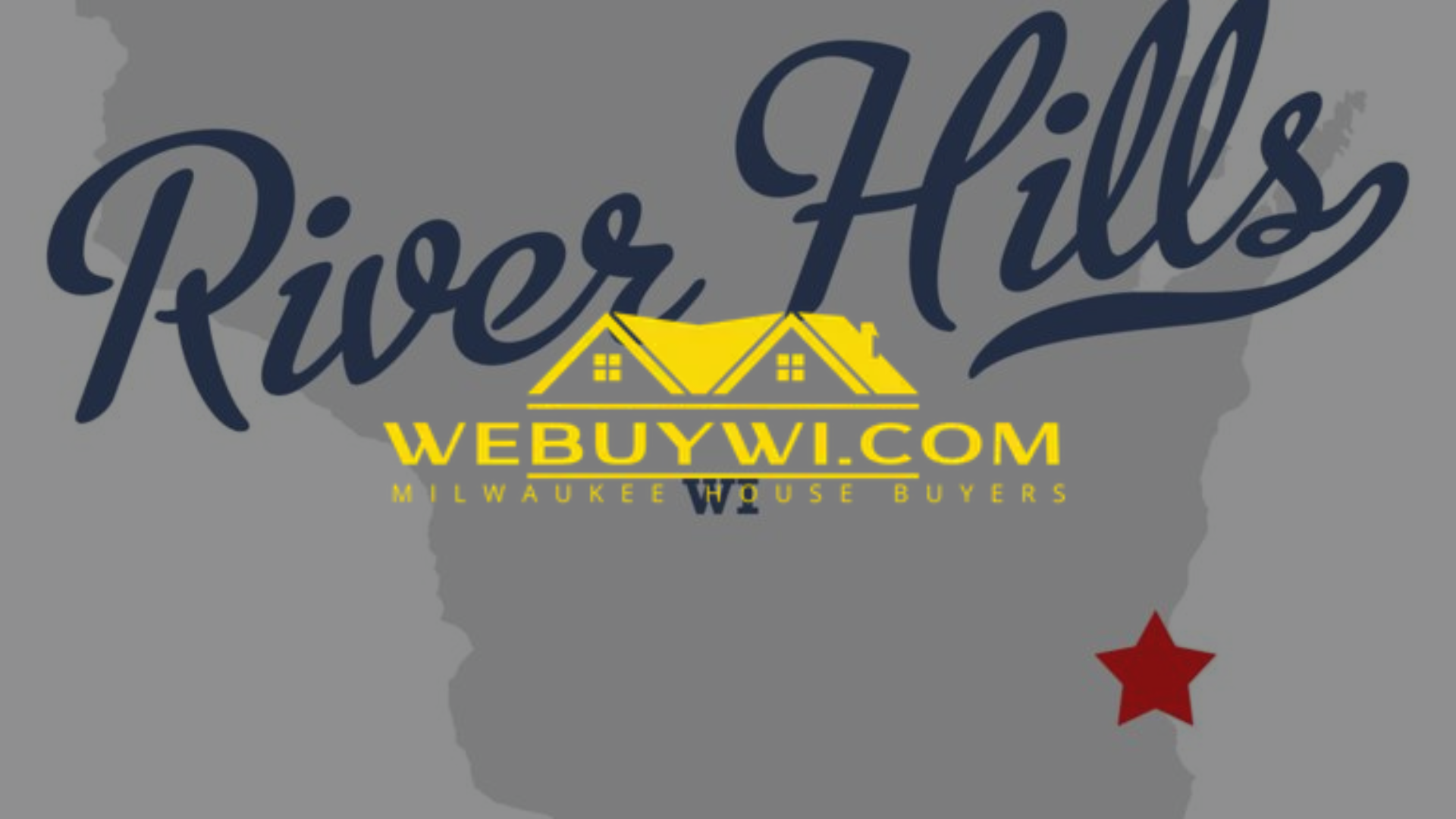 Map of River Hills, Wisconsin with
