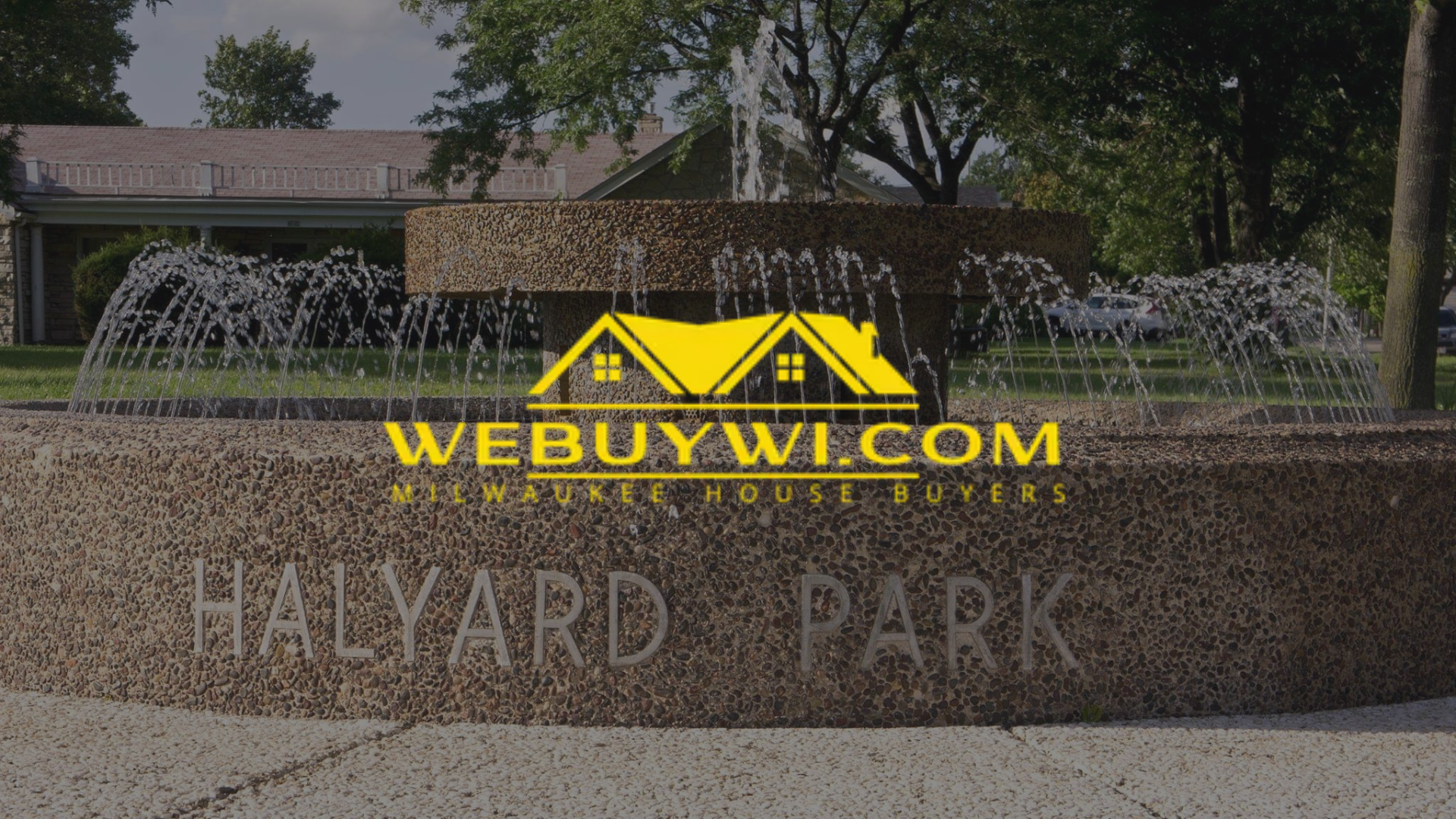 Halyard Park fountain with