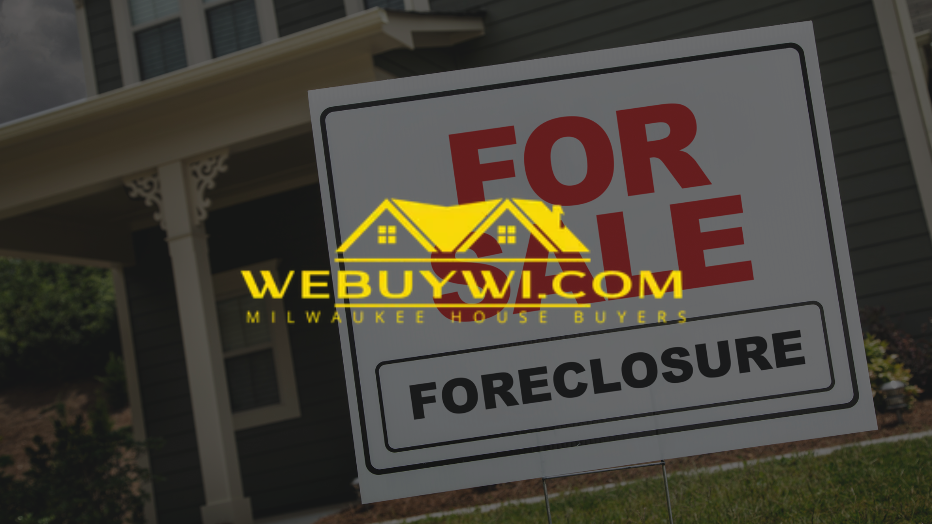 A pen is sitting on top of a piece of paper that says pre-foreclosure.